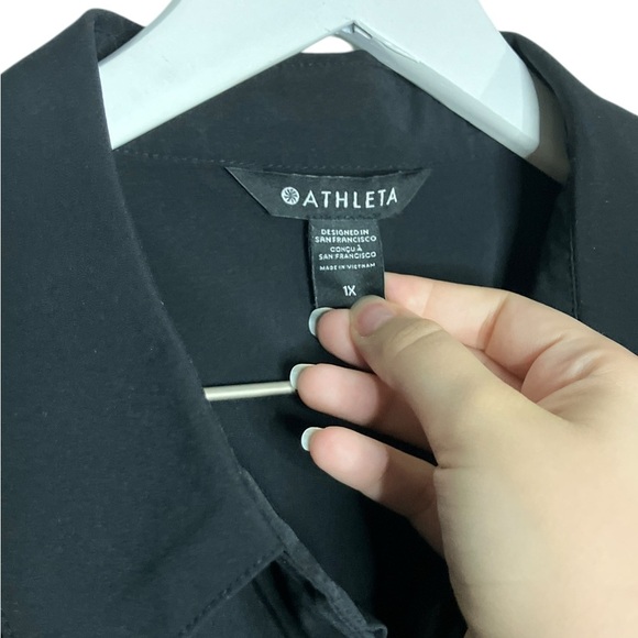 Athleta Everlasting Tank Sleeveless Travel Career Stretch Breathable Black 1X - Picture 8 of 11